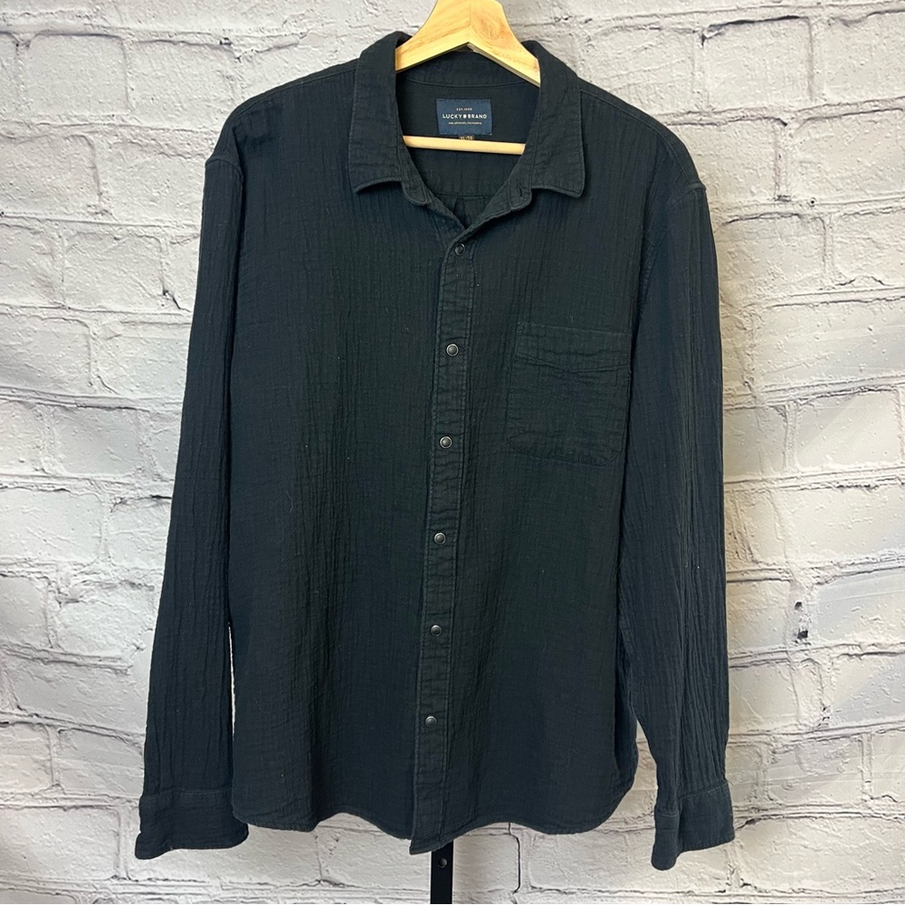 Black Button-Up Shirt